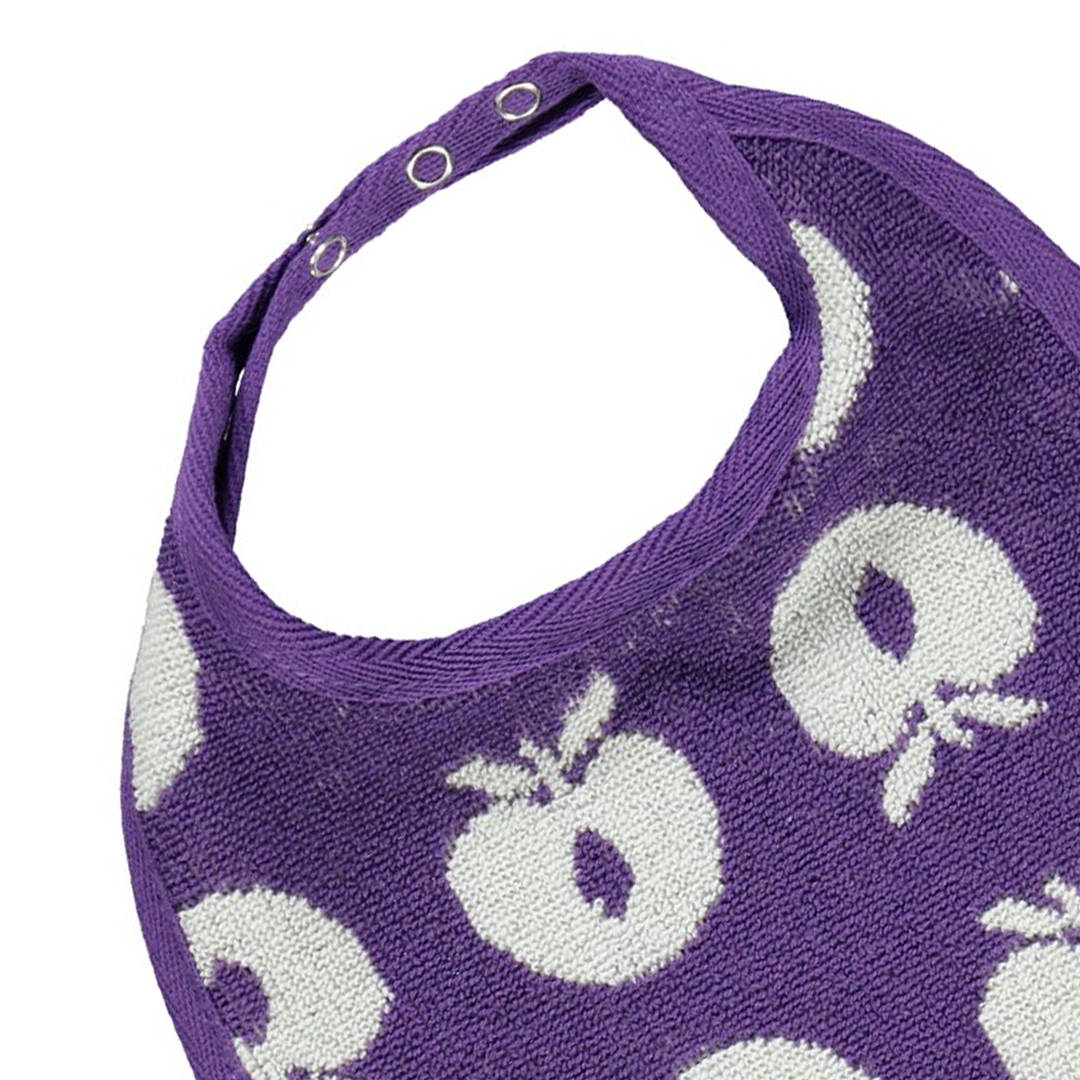 2 packs of small bibs with apples