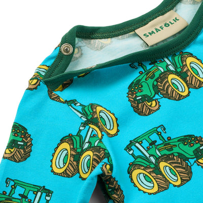 Elstar long-sleeved baby body with tractor