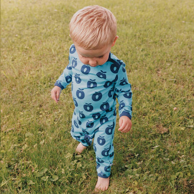 Elstar long-sleeved baby suit with apples