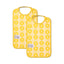 2 packs of large bibs with apples