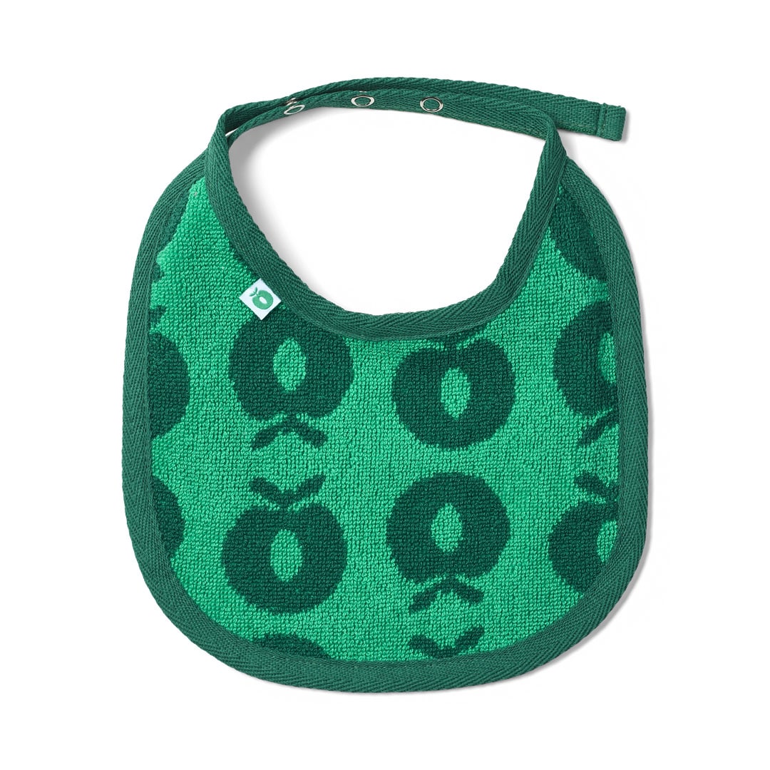 2 packs of small bibs with apples