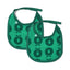 2 packs of small bibs with apples