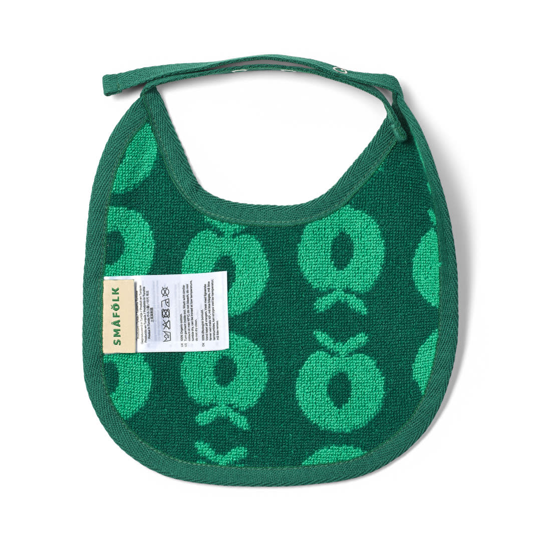 2 packs of small bibs with apples