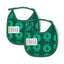 2 packs of small bibs with apples