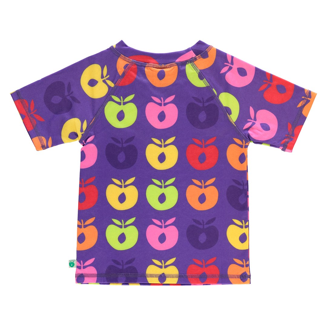 UV50 t-shirt for children with retro apples