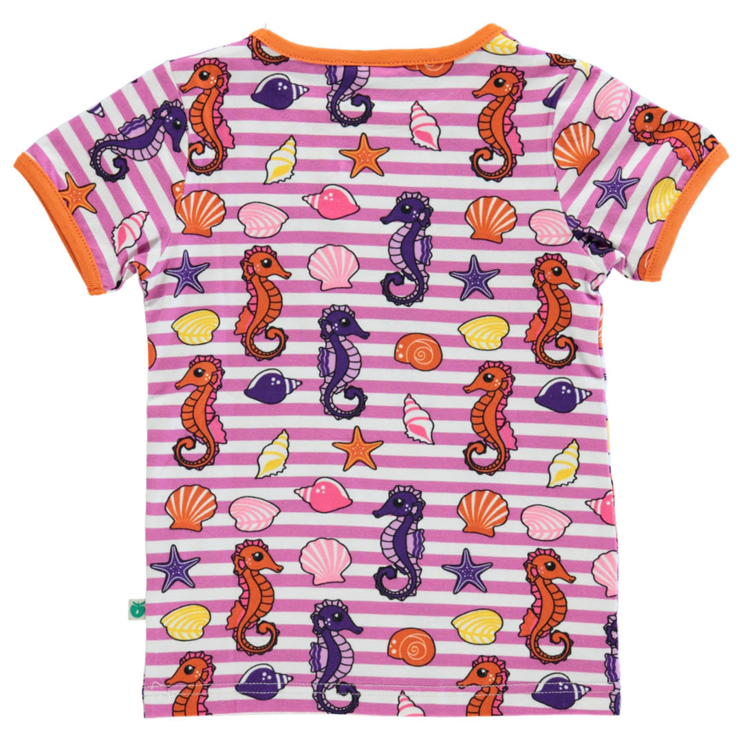 T-shirt with seahorses