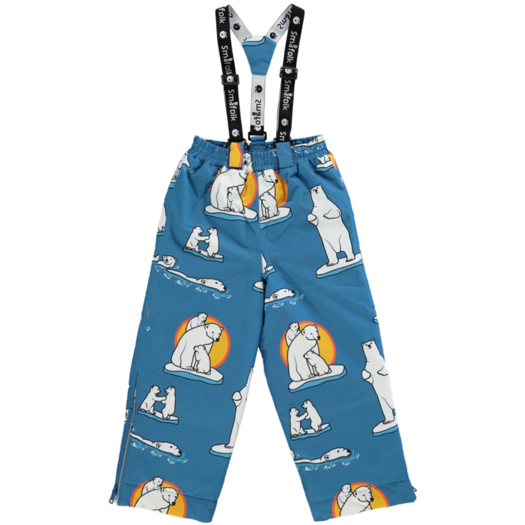 Ski pants with polar bears