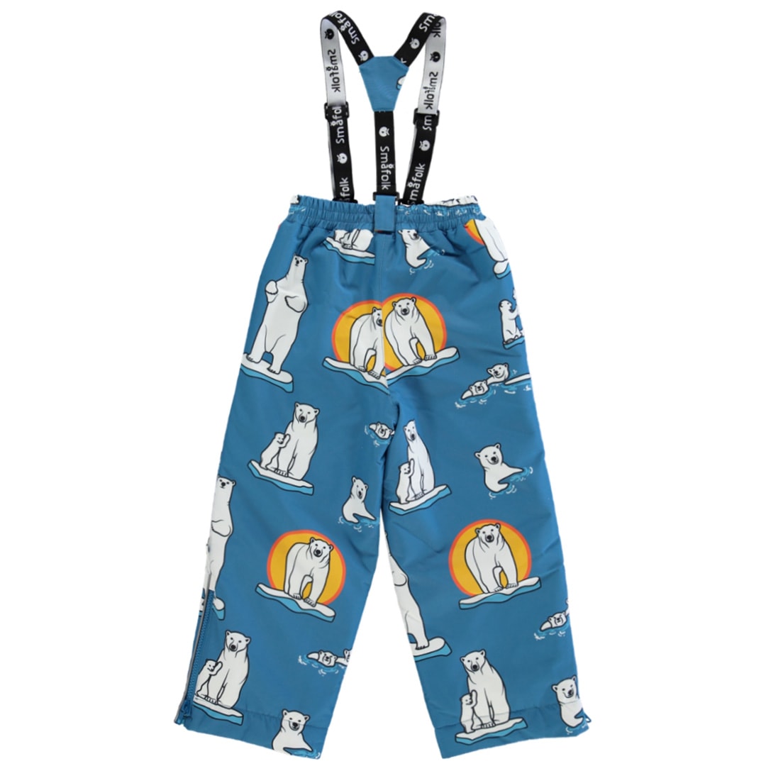 Ski pants with polar bears