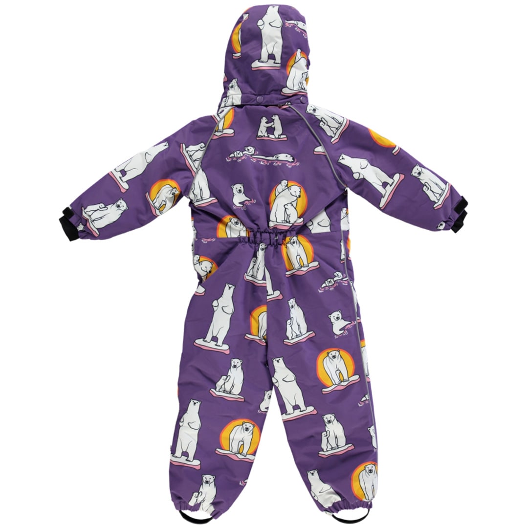 Children's snowsuit with polar bears