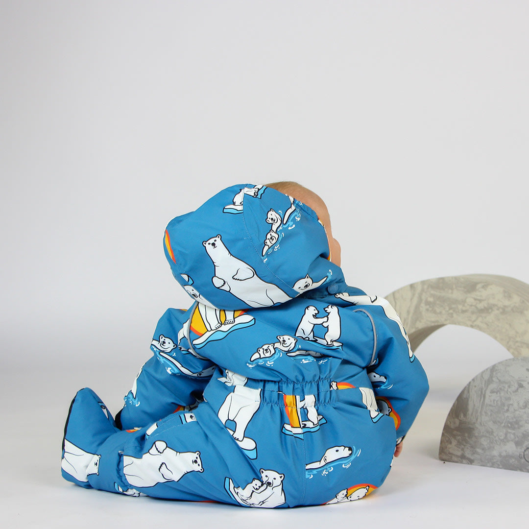 Snowsuit for toddlers with polar bears