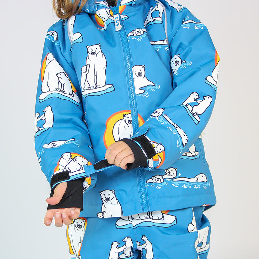 Winter jacket with polar bears