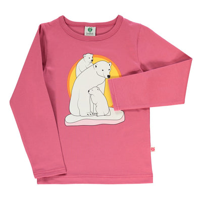 Long-sleeved top with polar bears