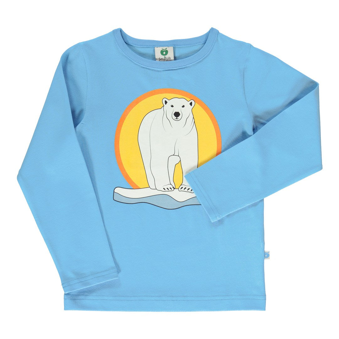 Long-sleeved top with polar bears