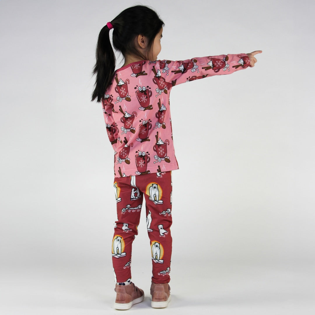 Leggings for children with polar bears