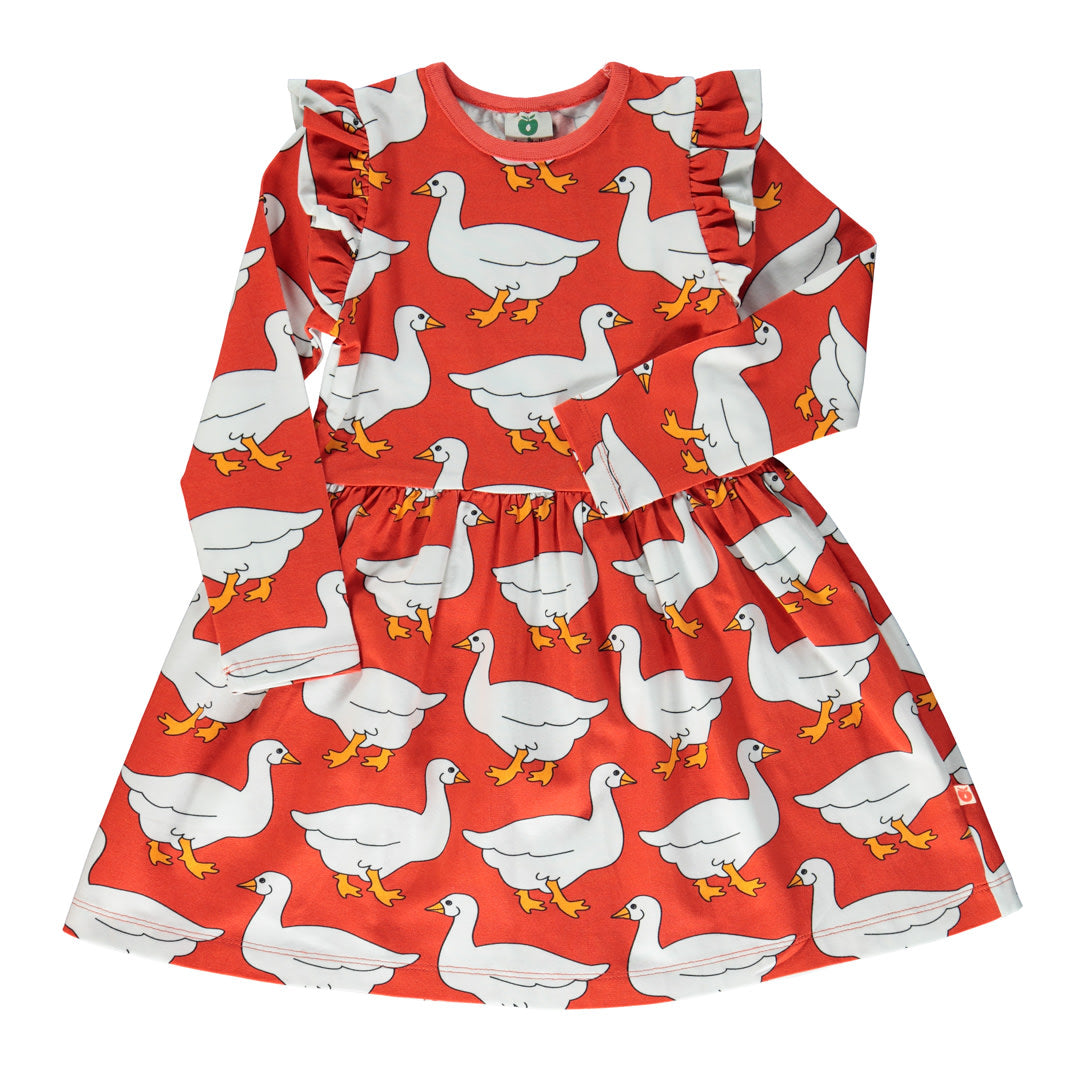 Dress with geese