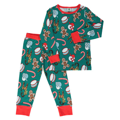 Nightwear set with Christmas decorations