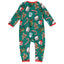 Long-sleeved baby suit with Christmas decorations