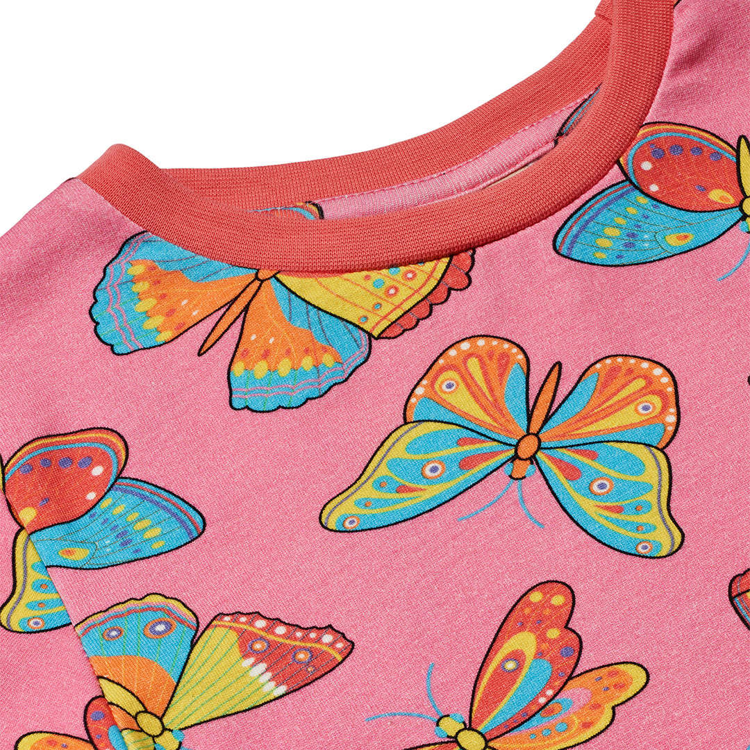 T-shirt with butterflies