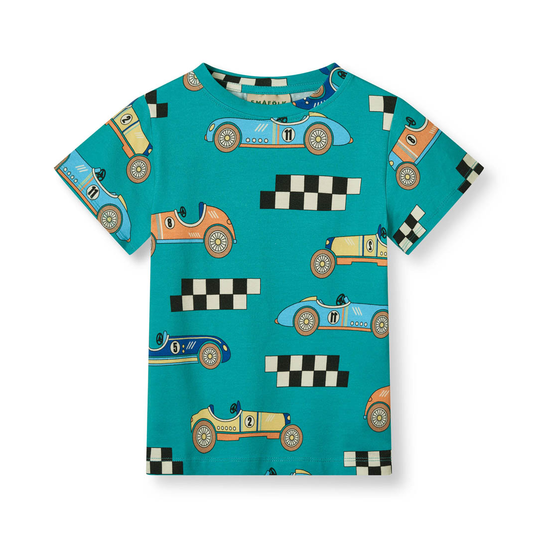 T-shirt with race cars