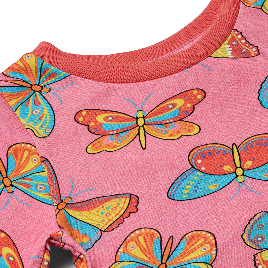 Dress with butterflies