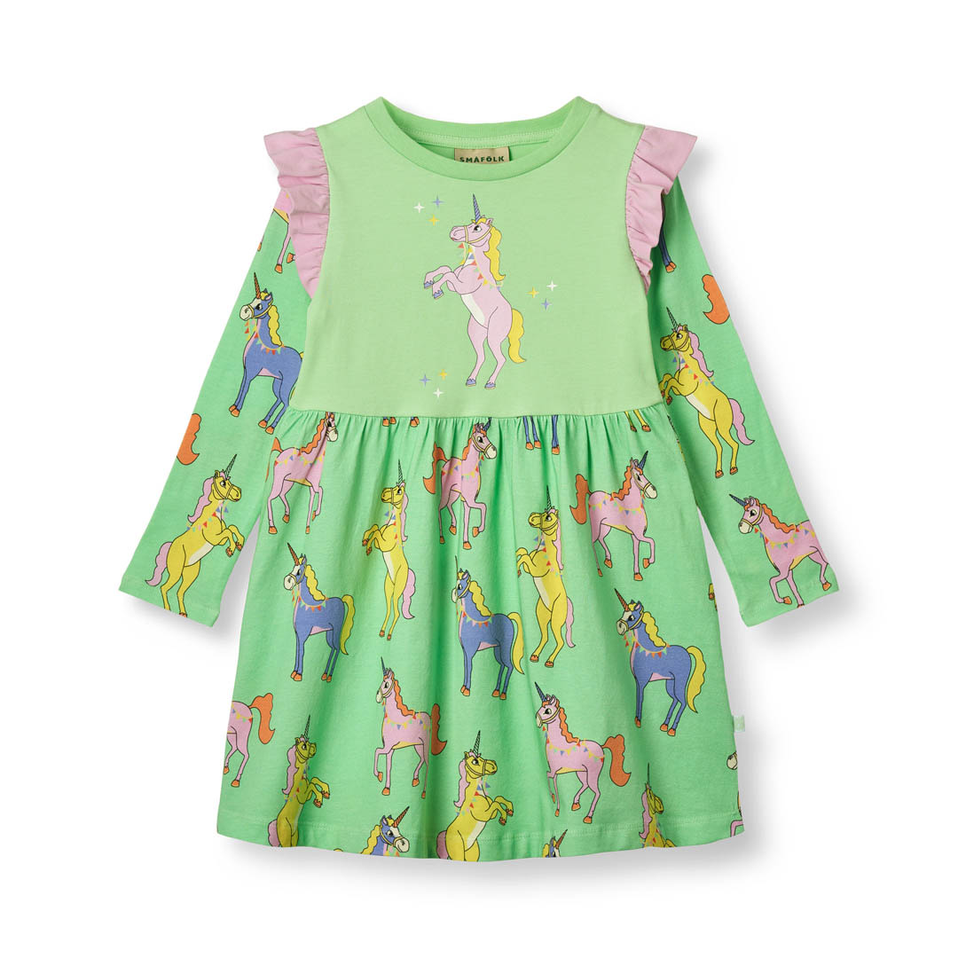 Dress with unicorns