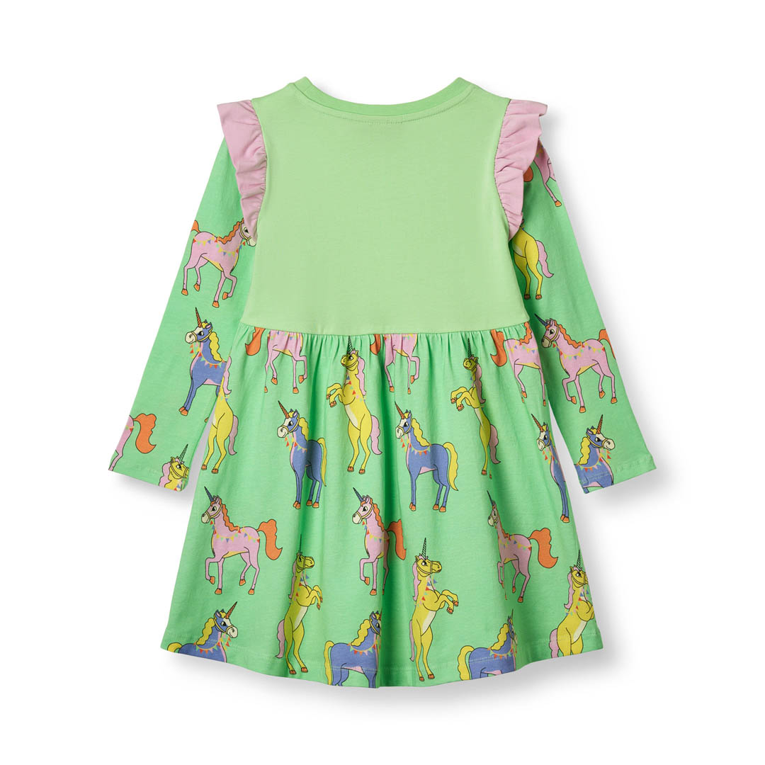 Dress with unicorns