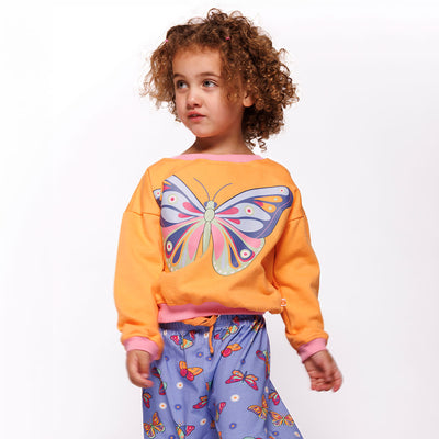 Sweatshirt with butterfly