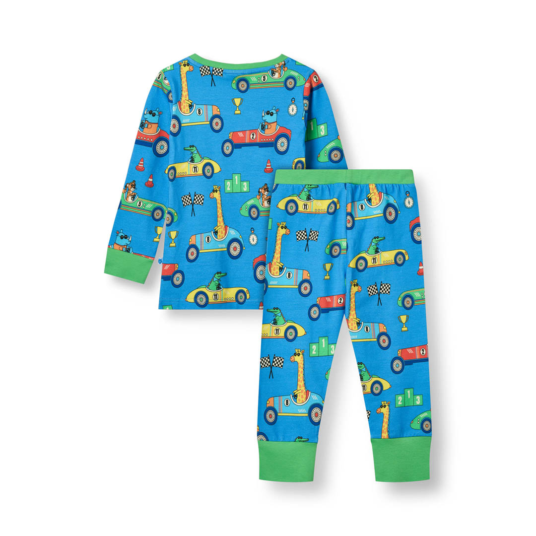 Nightwear set with race cars