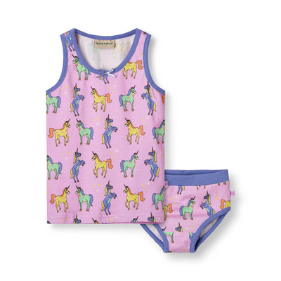 Underwear set with unicorns