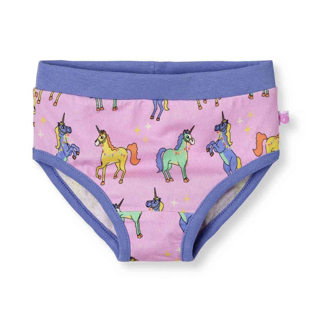 Underwear set with unicorns