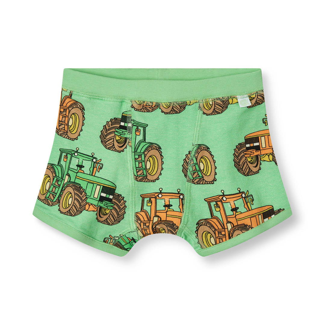 Underwear set with tractors