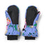 Mittens with birds and flowers