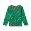 Gala long-sleeved top with rockets