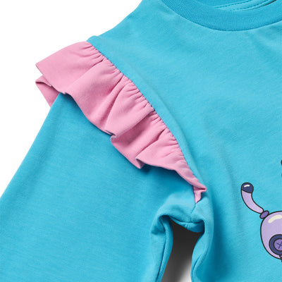 Regent long-sleeved top with robot dogs