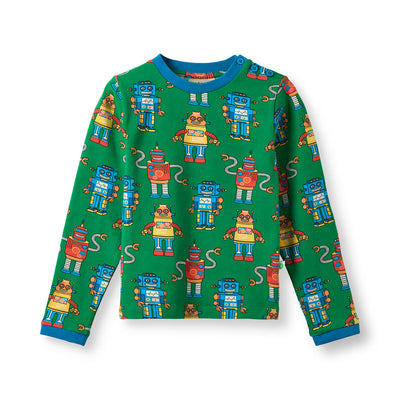 Umalin long-sleeved top with robots