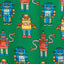 Umalin long-sleeved top with robots