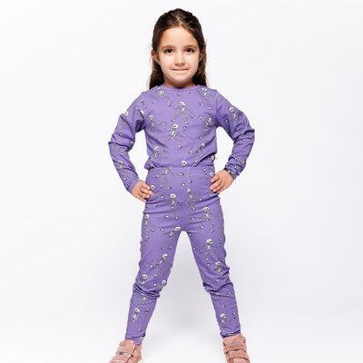 Gala leggings with skeletons