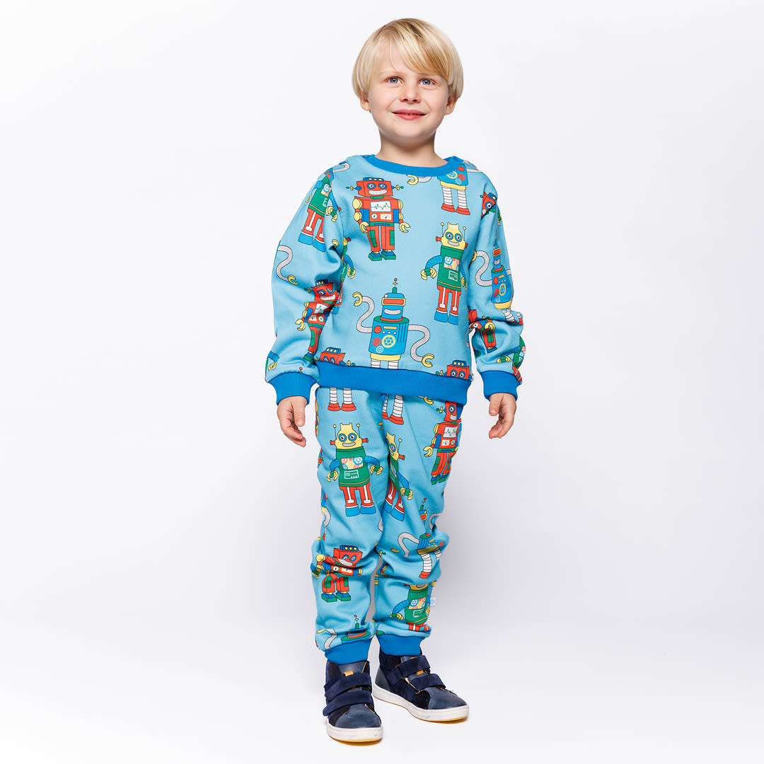 Dayton sweatpants with robots