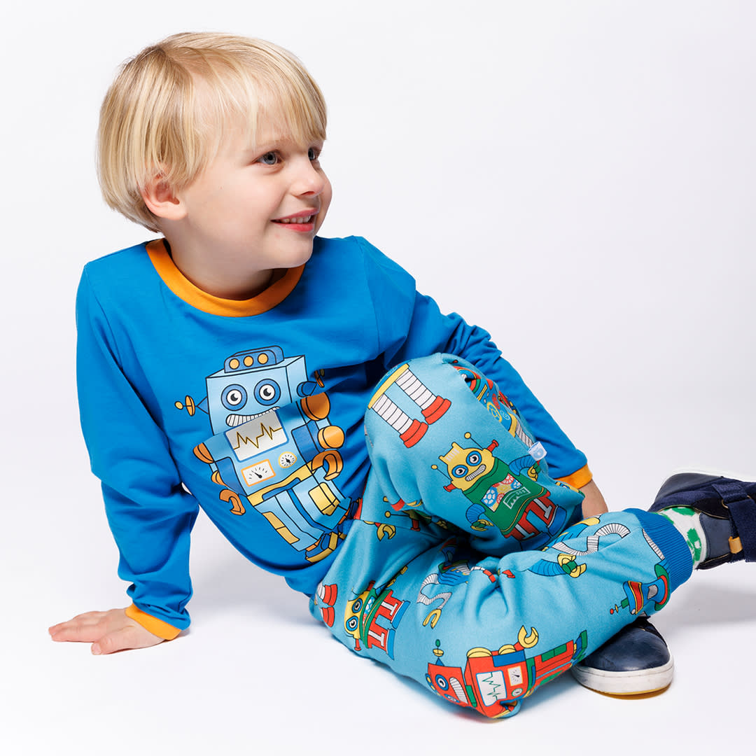 Dayton sweatpants with robots