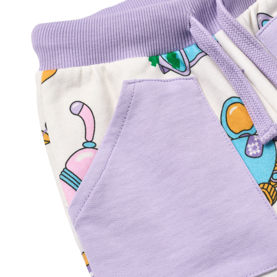 Macoun sweatpants with robot pets