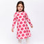 Gala dress with apples