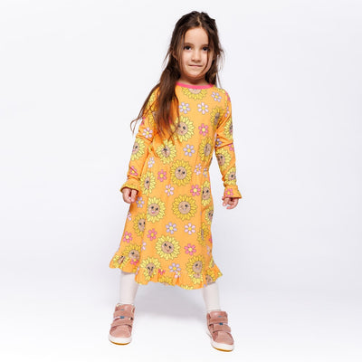 Dabinett dress with sunflowers
