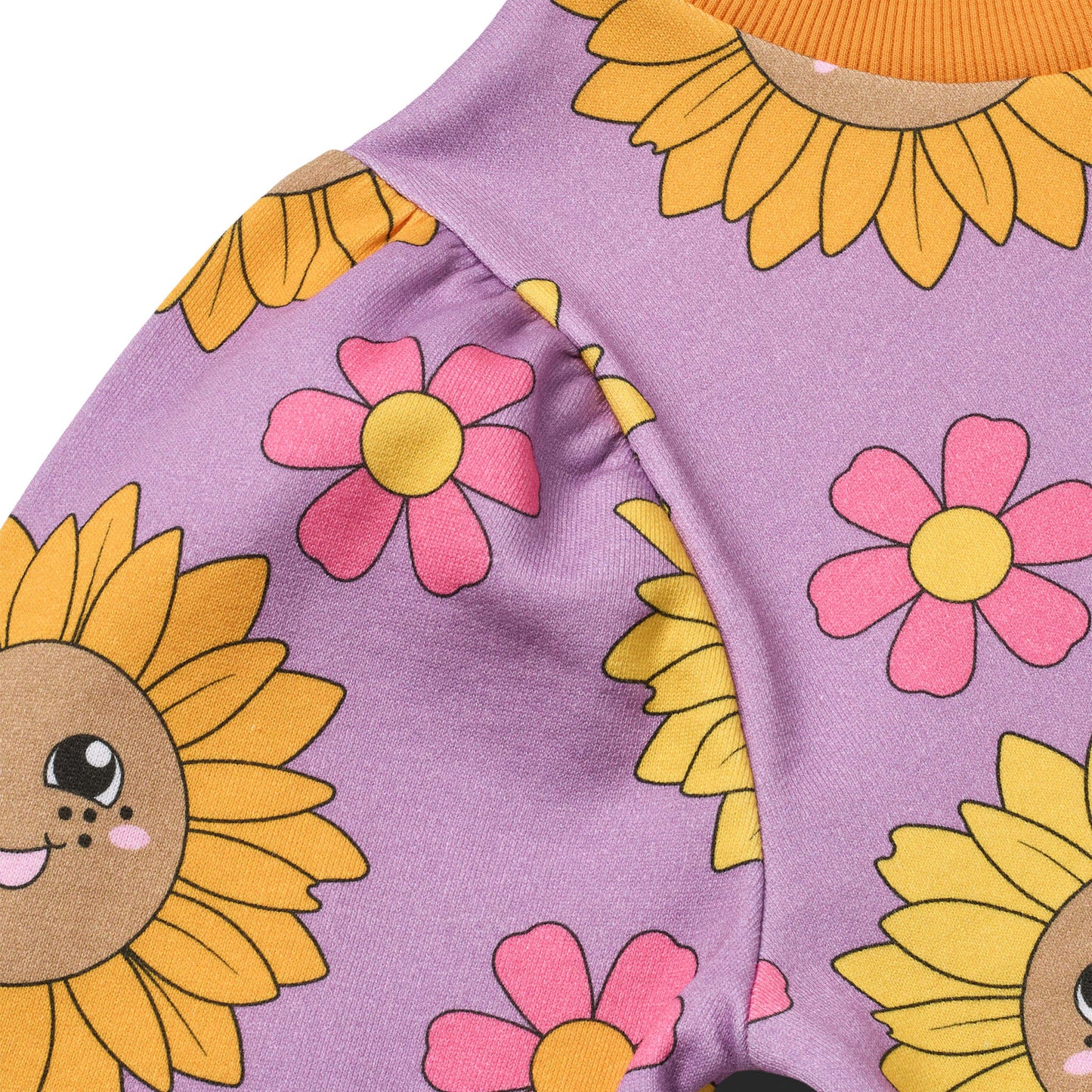 Hidden rose sweatshirt with sunflowers