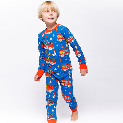 Jubilee nightwear set with fire truck