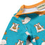 Elstar long-sleeved baby body with Halloween pets