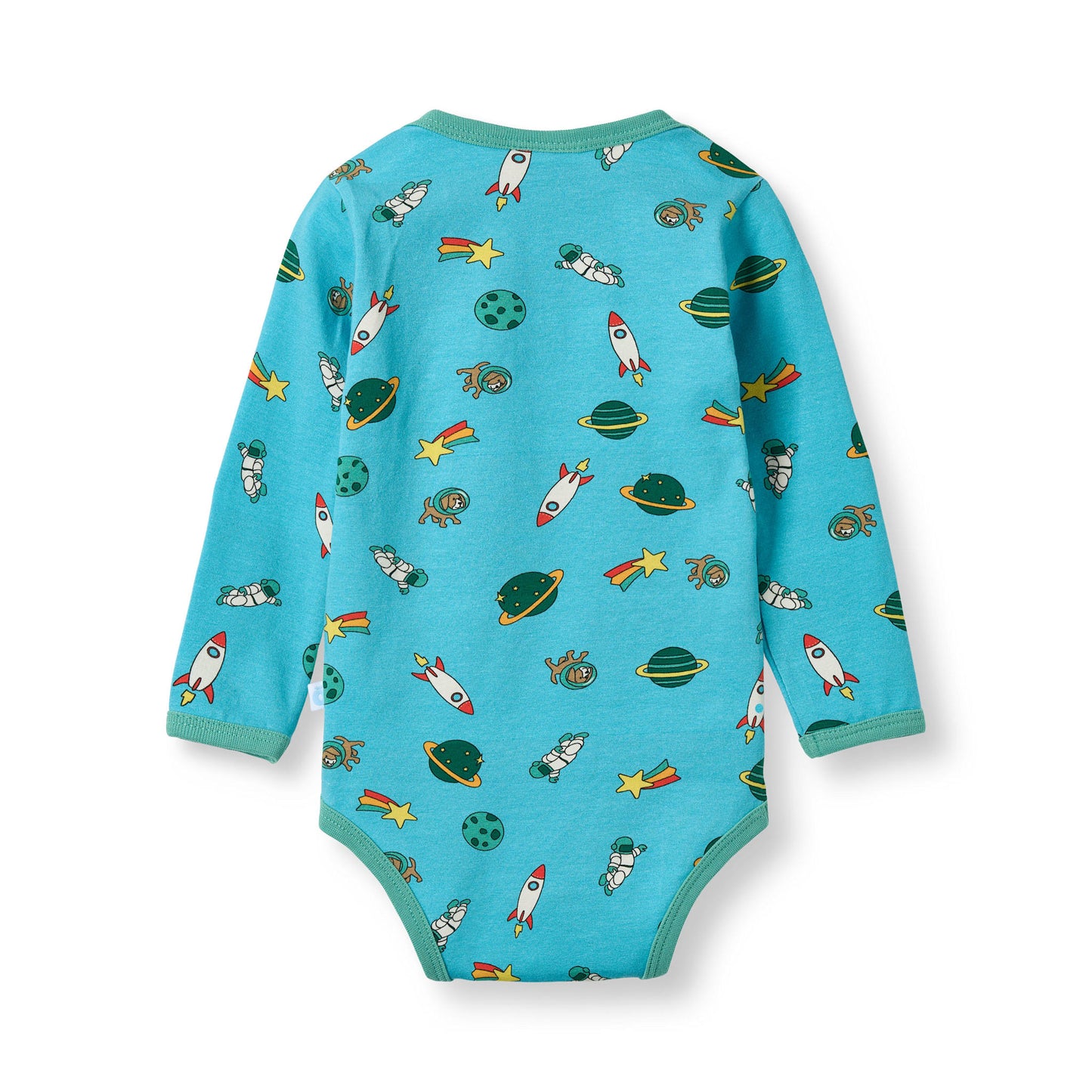 Elstar long-sleeved baby body with the universe