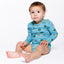 Elstar long-sleeved baby body with the universe