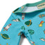 Elstar long-sleeved baby body with the universe