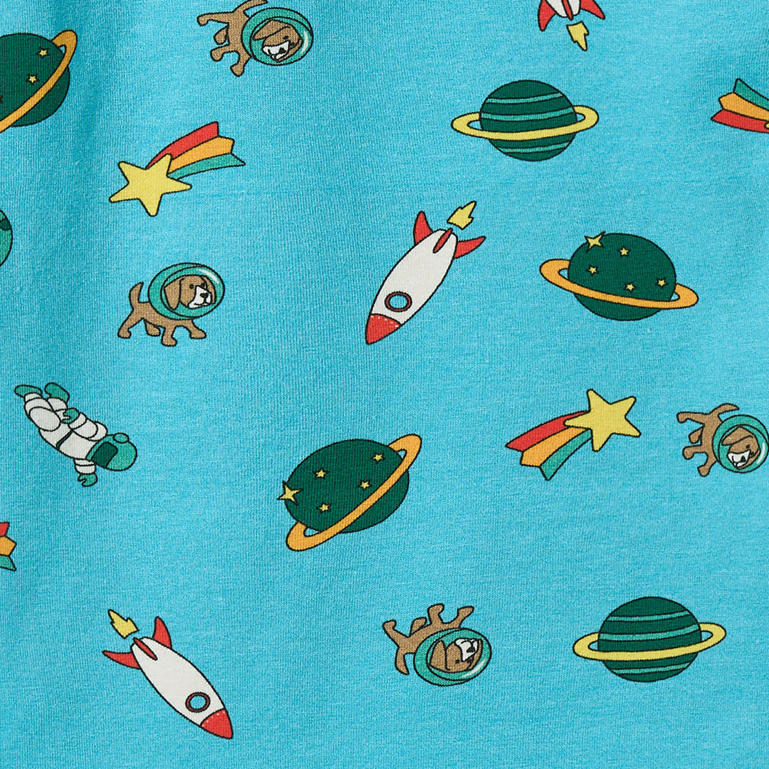 Elstar long-sleeved baby body with the universe