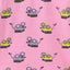 Regent long-sleeved baby body with robot mice
